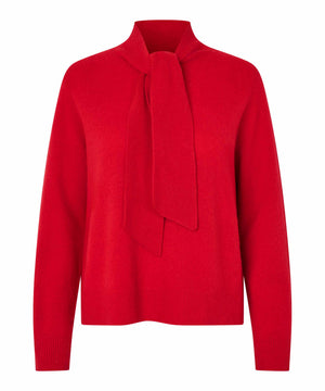 Red Wool Faulin Jumper