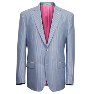 Blue Cotton Blazer