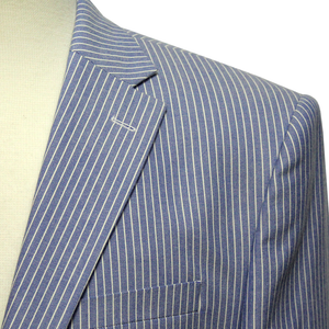 Blue Cotton Blazer