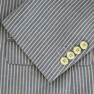 Blue Cotton Blazer