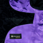 Load image into Gallery viewer, Navy Flocked Jacket Regular Length

