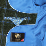 Load image into Gallery viewer, Green Overcheck Jacket Short Length
