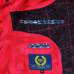 Load image into Gallery viewer, Purple Overcheck Jacket Short Length
