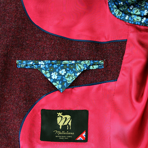 Berry Wool Jacket Regular Length