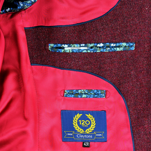 Berry Wool Jacket Regular Length