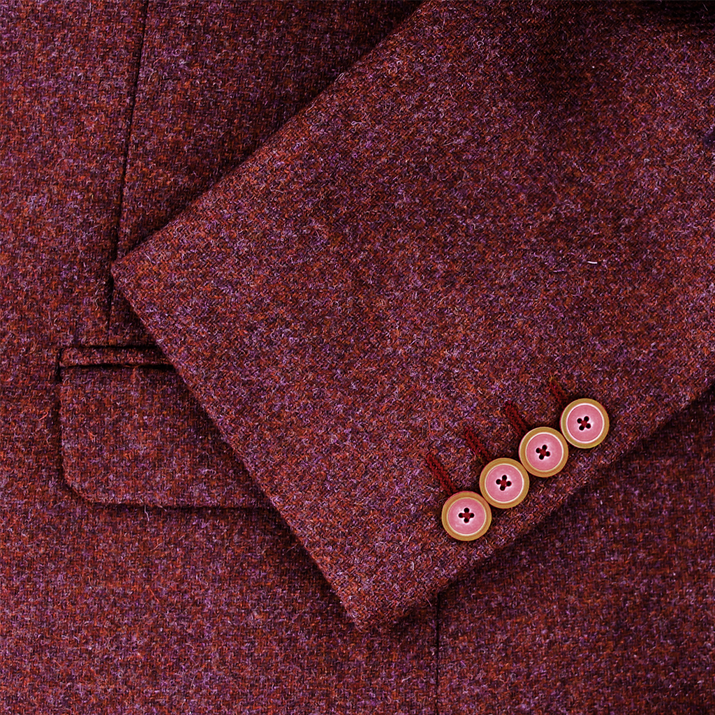 Berry Wool Jacket Regular Length