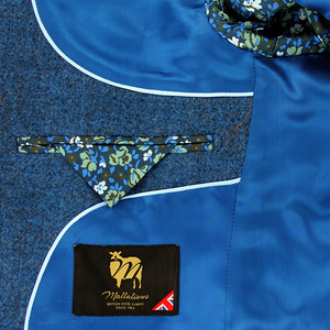 Blue  Wool Jacket Regular Length
