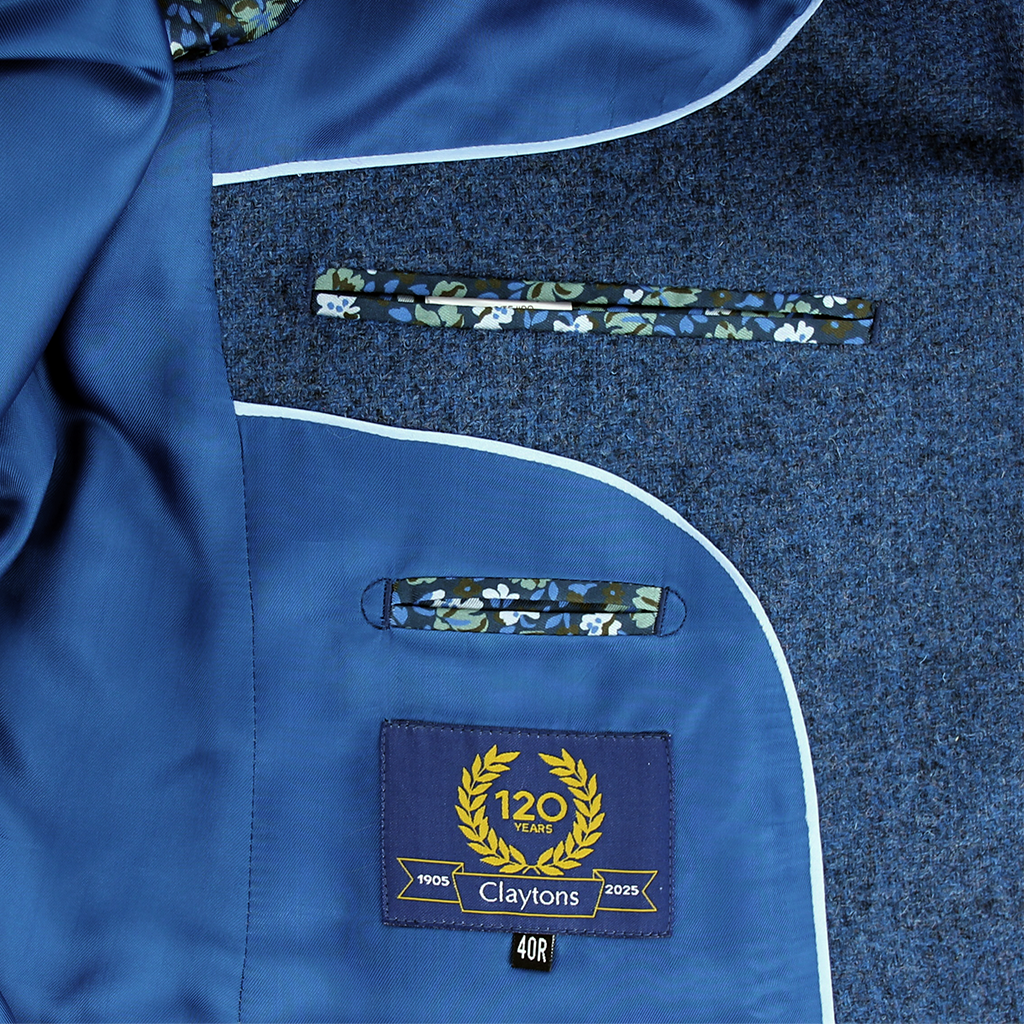 Blue  Wool Jacket Regular Length