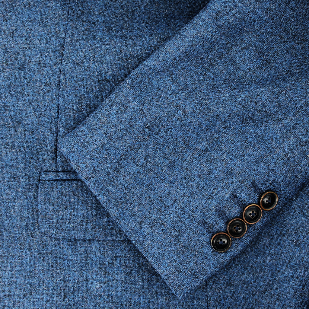 Blue  Wool Jacket Regular Length