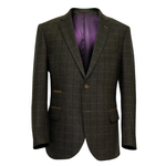 Load image into Gallery viewer, Mazzelli Jacket Green Multi Overcheck Long Length
