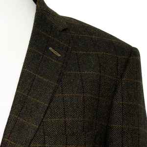 Green Overcheck Jacket Regular Length