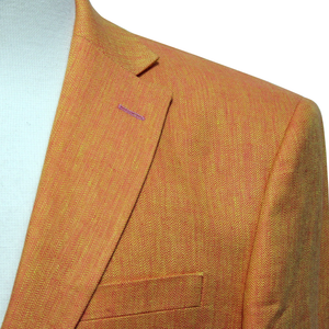 Orange Linen Jacket