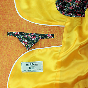 Orange Linen Jacket