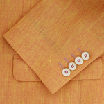 Load image into Gallery viewer, Orange Linen Jacket
