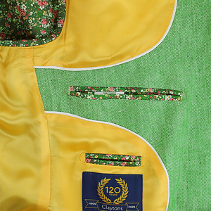 Lime Linen Jacket