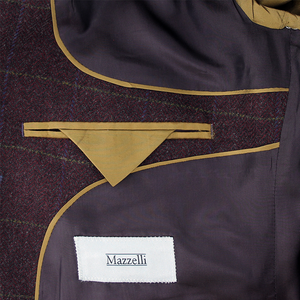 Wine Overcheck Jacket Regular Length