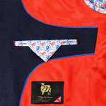 Load image into Gallery viewer, Navy Wool Jacky Jacket
