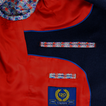 Load image into Gallery viewer, Navy Wool Jacky Jacket

