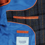 Load image into Gallery viewer, Blue Wool Overcheck Jacket
