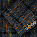 Load image into Gallery viewer, Blue Wool Overcheck Jacket
