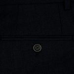 Load image into Gallery viewer, Navy Textured Suit Trousers
