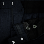 Load image into Gallery viewer, Navy Textured Suit Trousers
