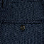 Load image into Gallery viewer, Blue Textured Suit Trousers
