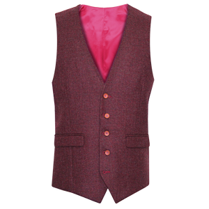 Berry Wool Waistcoat
