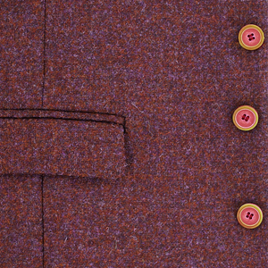 Berry Wool Waistcoat