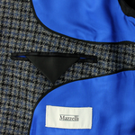 Load image into Gallery viewer, Mazzelli Navy Wool Jacket Multi Check Regular Length
