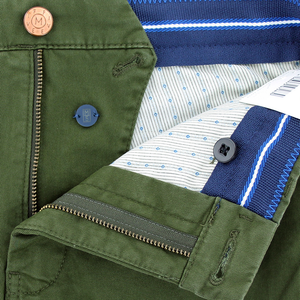 Green Classic Chinos