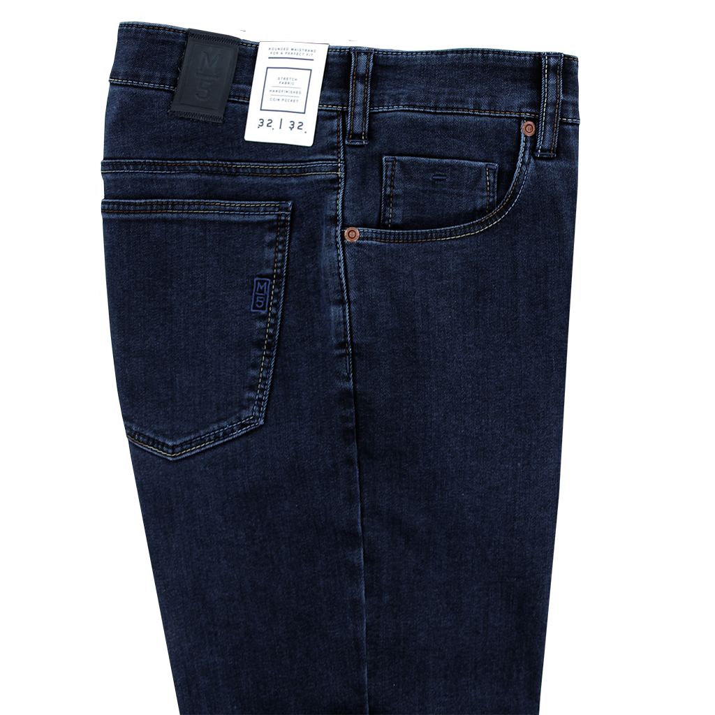 Meyer M5 Stretch Slim Fit Denim Jean Short Leg