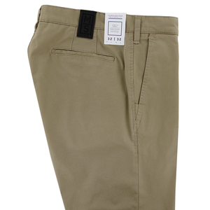 Meyer M5 Tan Pleated Trousers Regular Length