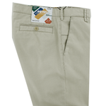 Load image into Gallery viewer, Meyer Contrast Trim New York Trouser Stone Short Leg
