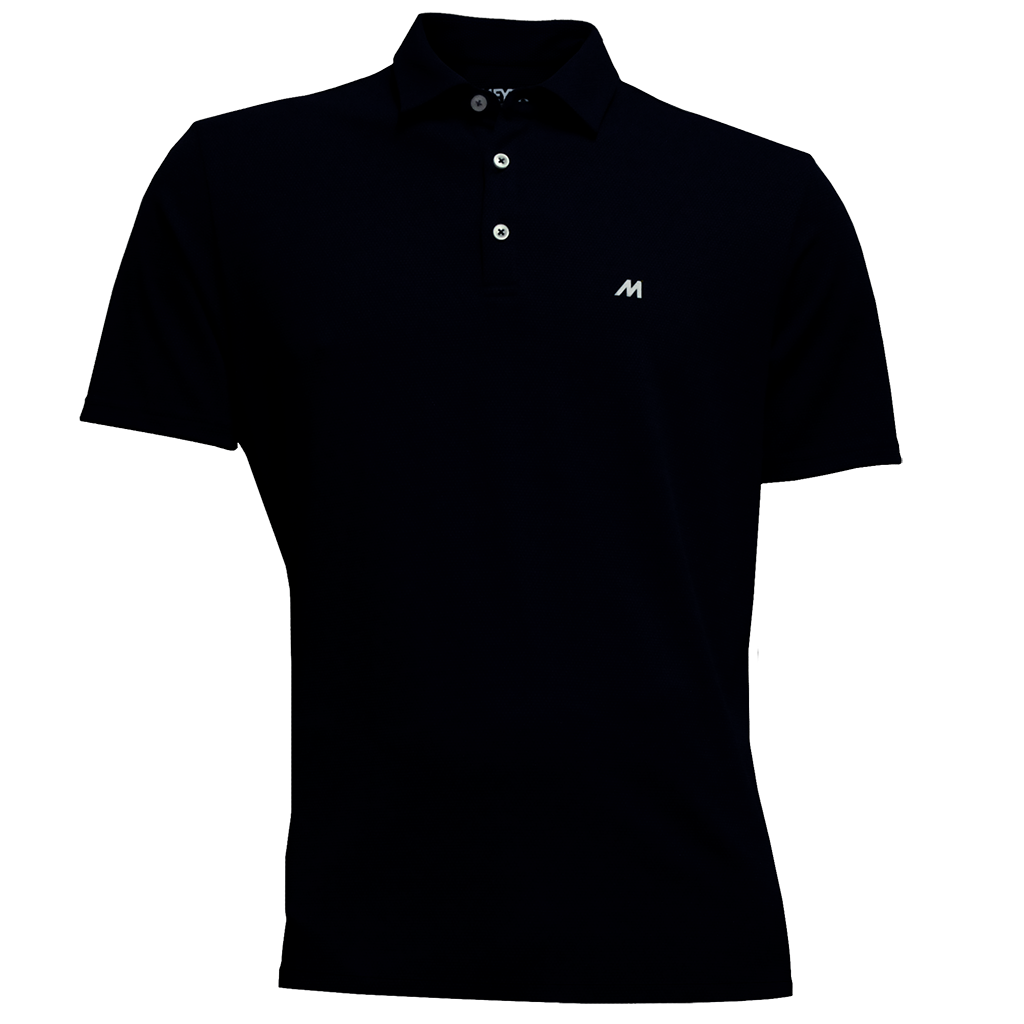 Meyer High Performance Pique Polo Shirt  Black