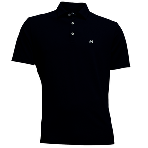 Meyer High Performance Pique Polo Shirt  Black