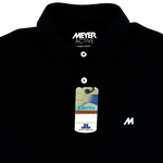 Load image into Gallery viewer, Meyer High Performance Pique Polo Shirt  Black
