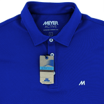 Load image into Gallery viewer, Meyer High Performance Pique Polo Shirt Royal Blue
