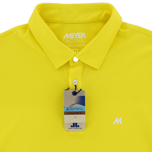 Meyer High Performance Pique Polo Shirt Yellow