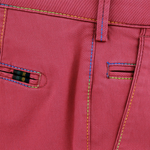 Load image into Gallery viewer, Berry Multi Stitch Shorter Shorts
