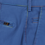 Load image into Gallery viewer, Blue Multi Stitch Shorter Shorts
