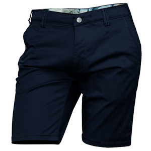 Navy Multi Stitch Shorts