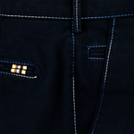 Load image into Gallery viewer, Navy Multi Stitch Shorts
