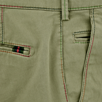 Load image into Gallery viewer, Olive Multi Stitch Shorts
