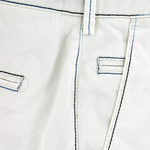 Load image into Gallery viewer, White Rainbow Stitch Shorts
