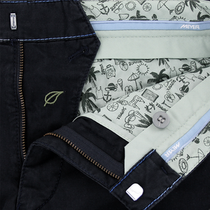 Navy  Rainbow Stitch Shorts