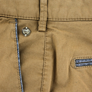 Tan Pocket Trim Shorts