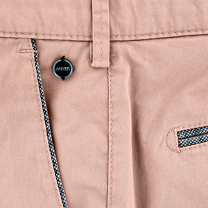 Pink Pocket Trim Shorts