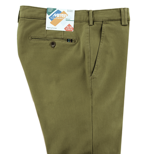 Meyer Rio Supersoft Cotton Twill Trouser Camel Long Leg