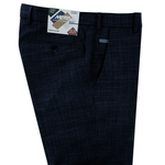 Load image into Gallery viewer, Meyer Wool &amp; Linen Mix Blue Bonn Trousers Short Leg
